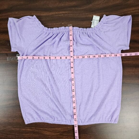 The Children's Place Violet Short Sleeve Off Shoulder Top Girls Size XXL (16) - Picture 8 of 16